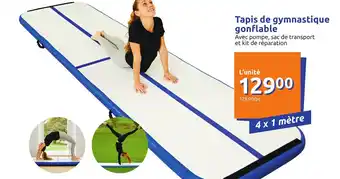 Tapis de gymnastique gonflable