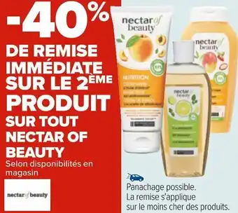 Carrefour Nectar of beauty bon plan sur tout nectar of beauty offre
