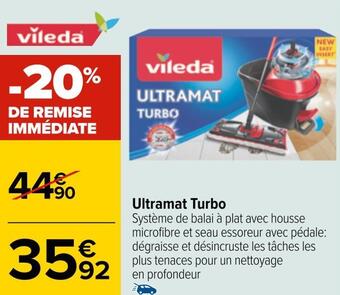 Carrefour Vileda ultramat turbo offre