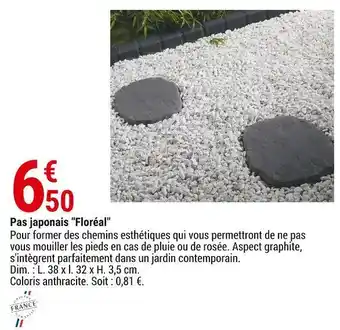 Pas japonais floréal