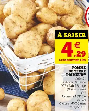 Super U Pomme de terre primeur offre