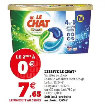 U Express Le chat lessive * offre