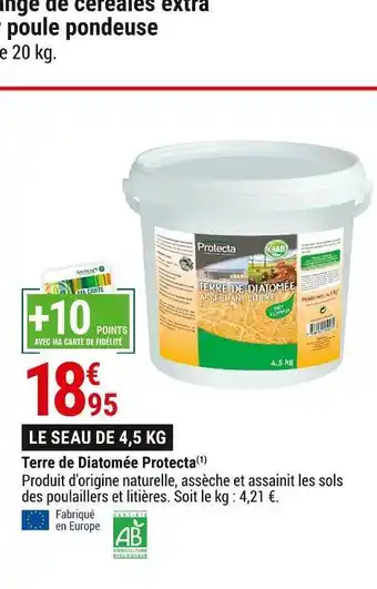 Gamm vert Protecta terre de diatomée offre
