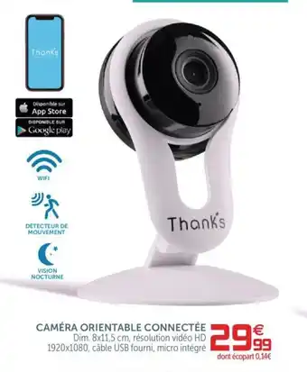Caméra Orientable Connectée