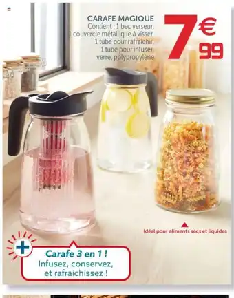 Gifi Carafe Magique offre