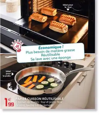 Gifi Papier Cuisson Réutilisable offre