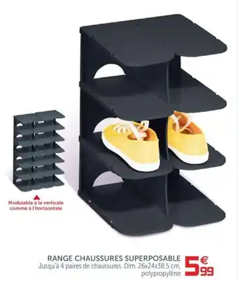Gifi Range Chaussures Superposable offre