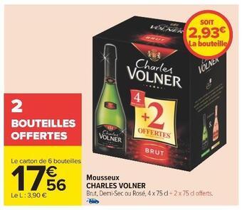 Carrefour Charles volner mousseux offre