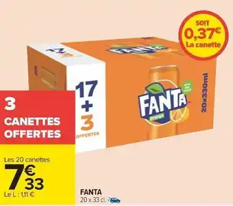 Carrefour Fanta fanta offre