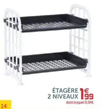 Étagère 2 Niveaux