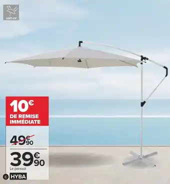 Carrefour Hyba parasol excentré 300 offre