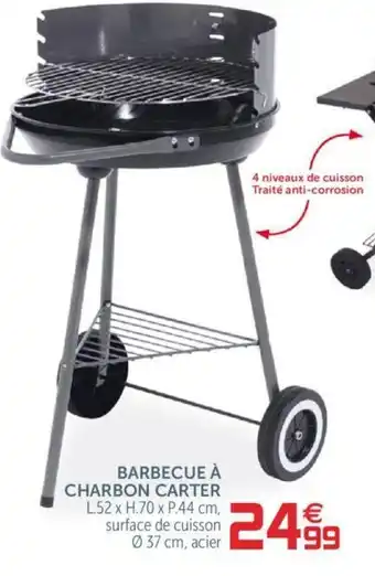 Gifi Barbecue à Charbon Carter offre