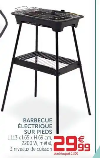 Gifi Barbecue électrique Sur Pieds offre