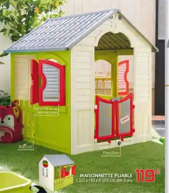 Gifi Maisonnette Pliable offre