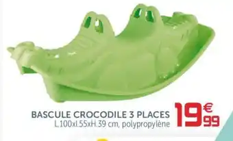 Promo Bascule Crocodile 3 Places chez Gifi