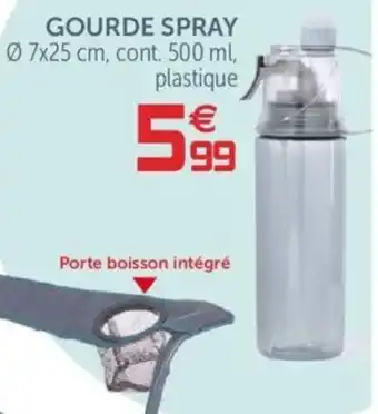 Gifi Gourde Spray offre