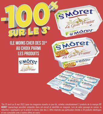 Géant Casino St moret bon plan sur parmi les produits de la marque st moret offre