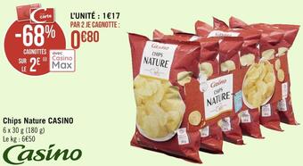 Géant Casino Casino chips nature offre