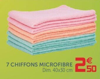 Gifi 7 Chiffons Microfibre offre