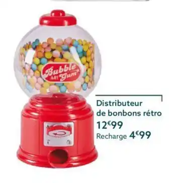 Gifi Distributeur de Bonbons Rétro offre