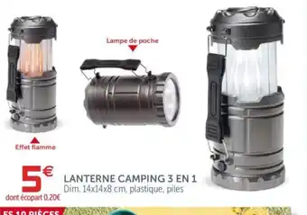 Gifi Lanterne Camping 3 En 1 offre