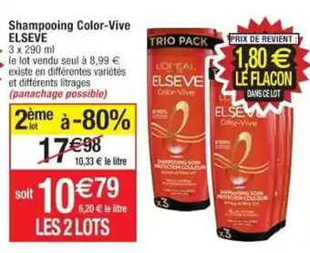 Cora x Carrefour Shampooing Color-Vive offre
