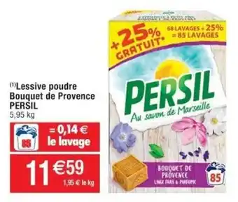 Cora x Carrefour Lessive Poudre offre