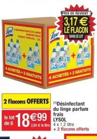 Cora x Carrefour Désinfectant Du Linge Parfum offre