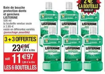 Cora x Carrefour Bain de Bouche Protection Dents offre