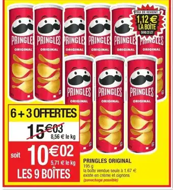 Cora x Carrefour Pringles Original offre