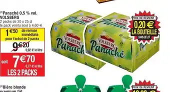 Cora x Carrefour Panaché 0,5% Vol offre