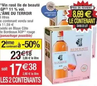 Vin Rosé IIe de Beauté