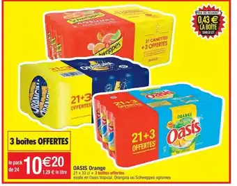 Cora x Carrefour Oasis Orange offre