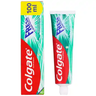 Action Dentifrice colgate fresh confidence green offre