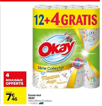 Carrefour Essue-tout OKAY offre