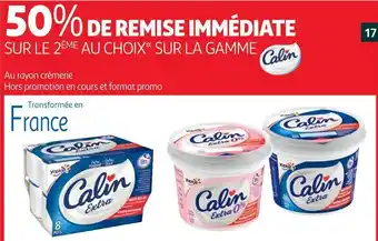 Auchan Calin bon plan sur la gamme de la marque calin offre