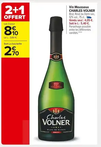 Charles volner vin mousseux