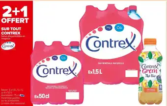 Carrefour Market Contrex bon plan sur tout contrex offre