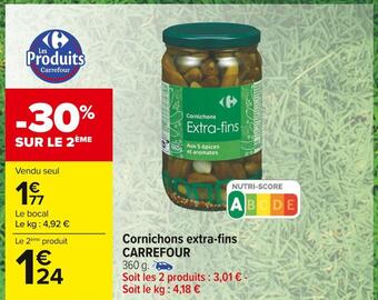 Carrefour Market Carrefour cornichons extra-fins offre