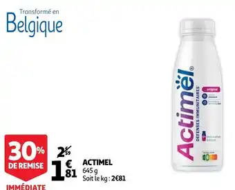 Auchan Actimel actimel offre