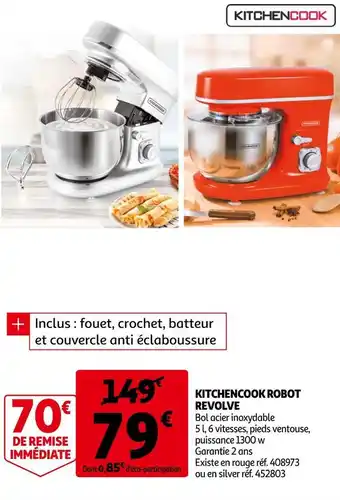 Auchan Kitchencook kitchencook robot revolve offre