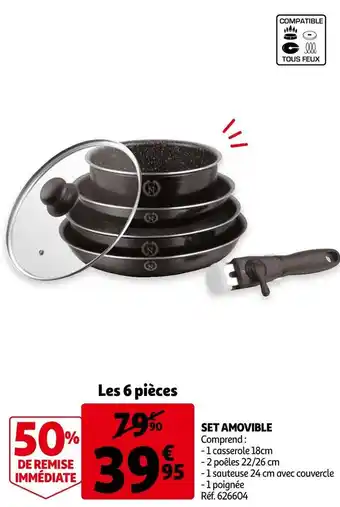 Auchan Set amovible offre
