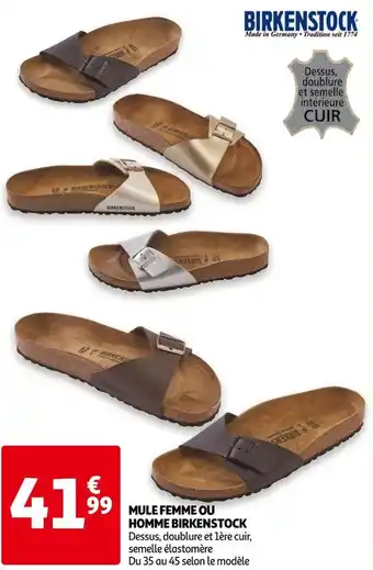 Birkenstock mule femme ou homme