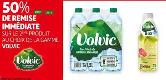 Auchan Volvic bon plan de la gamme de la marque volvic offre