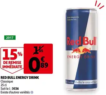 Auchan Red bull red bull energy drink offre
