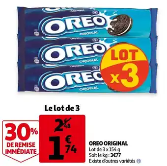 Auchan Oreo oreo original offre