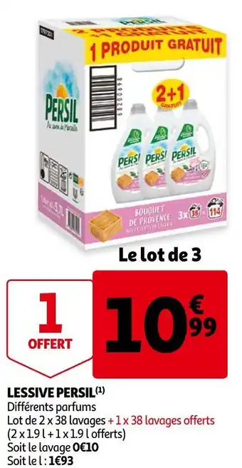 Auchan Persil lessive offre