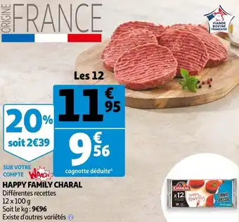 Auchan Charal happy family offre