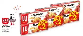 Auchan Lu paille d'or offre