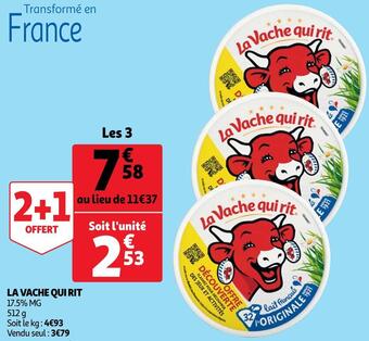 Auchan La vache qui rit offre